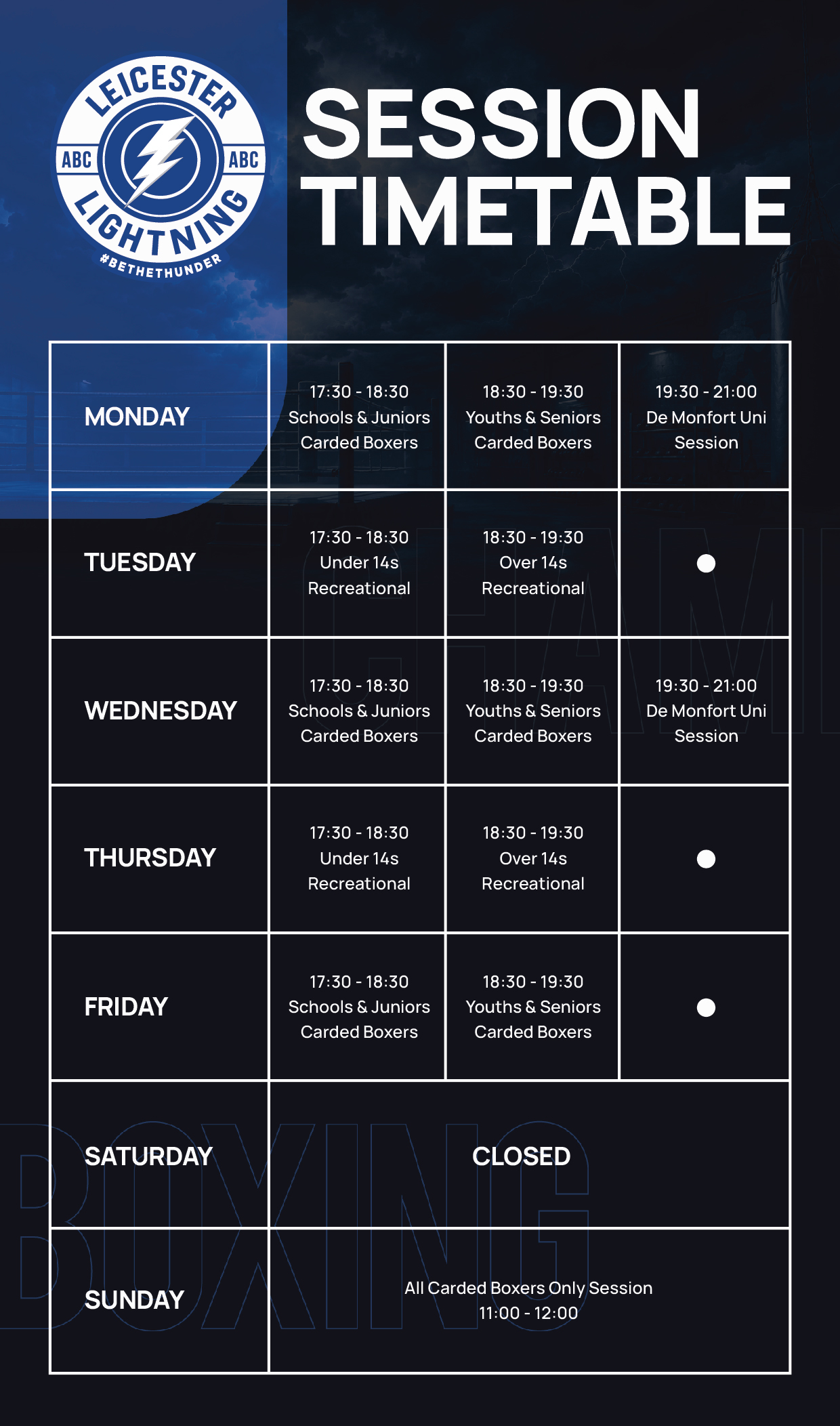 timetable